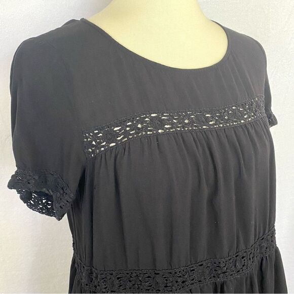 URBAN OUTFITTERS ALICE & UO ELEONORA CROCHET INSET DRESS - Picture 6 of 16